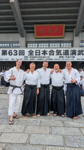 Az Aikikai Hungary színeiben, Magyarországot képviselve: Dobróka Mihály, Szabó György, Hochstrasser Norbert, Juhász Csaba, Juhász Gergely